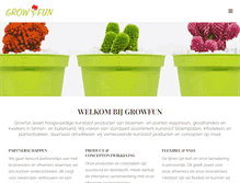 Tablet Screenshot of growfun.nl